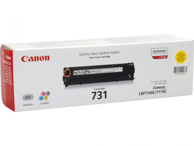Toner Canon CRG 731, i verdhë, origjinal