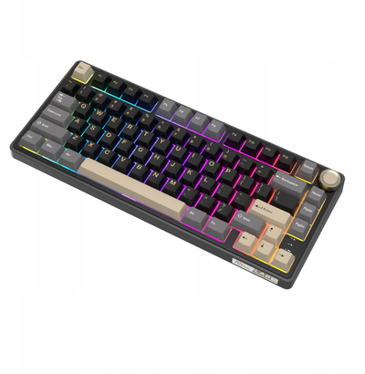 Механичка тастатура Royal Kludge RK R75, 80 копчиња, RGB, со кабел