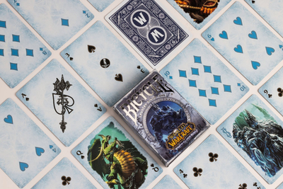Letra loje Bicycle World of Warcraft Wrath of the Lich King, pako koleksioni, dizenjo me art zyrtar