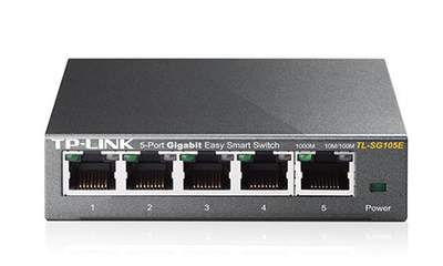 Switch rrjeti TP-Link TL-SG105E, 5 porta Gigabit, 10/100/1000 Mbps, metalik