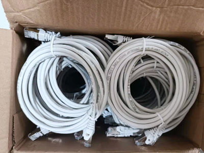 Kabllo rrjeti Equip Cat.6 S/FTP Patch, 0.25m, set 100 copë, e bardhë