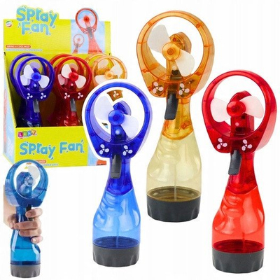 Ventilator portativ me spërkatje uji Shower Fan, me bateri AA, plastikë, ngjyrë e përzier