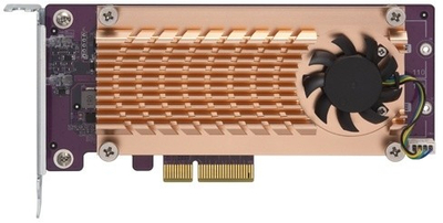 Kartelë zgjeruese e dyfishtë QNAP QM2-2P-244A për SSD M.2 22110/2280 PCIe