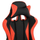 Karrige gaming SPEED me këmbalec, 72×76.5×123.5 cm (HM1064.01), zezë/ kuqe