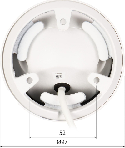 Kamerë IP APTI AI805VA2-28W-L, 8.3 Mpx, 4K UHD, lentë 2.8 mm, e bardhë