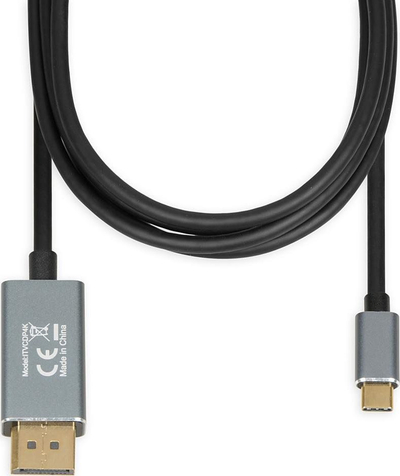 Kabllo USB C në DisplayPort Ibox ITVCDP4K, 4K, 1.8m, e zezë