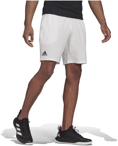 Pantallona të shkurtra sportive Adidas Club, meshkuj, teknologji AEROREADY, të bardha