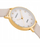 Ora dore Perfect Day PERFEKTE E361-06, 34mm, rrip lëkure, e artë