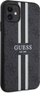 Guaskë telefoni Guess Hardcase 4G Printed Stripes MagSafe për iPhone 11 XR, 6.1", e zezë