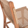 Karrige ngrënieje Nesha druri teak & litar 50×62×85 cm (HM9386.01)