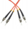 Kabllo optike LANBERG Patch Cord MM ST UPC duplex, 15m, OM2 50/125, portokalli