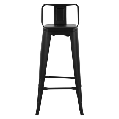 Tabure bar Melita HM8643.22, metal, 43x43x95cm, i zi matte