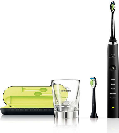 Brushë e dhëmbëve sonike Philips Sonicare DiamondClean HX9352/04, e zezë