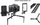 Mini tripod Leofoto MT-03, alumini, kapacitet 5kg, i zi