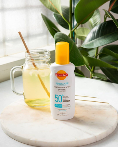 Krem ndaj diellit Carroten Milk Sensitive Spray, SPF50+, 200 ml