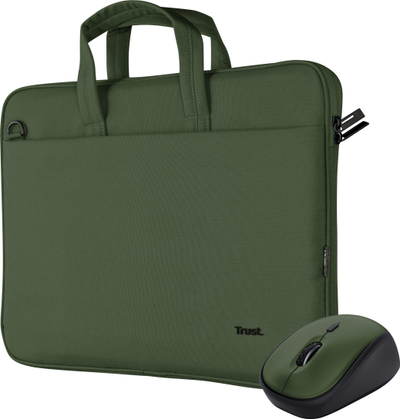 Çantë laptopi Trust Bologna, 16", e gjelbër