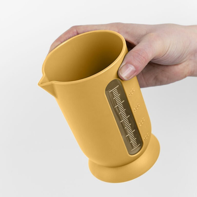 Gotë matëse polipropileni, 0.5L, e verdhë