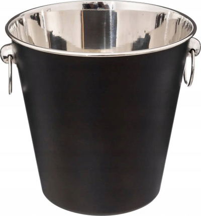 Kovë shampanje Secret de Gourmet, çelik inox, 21 cm, e zezë