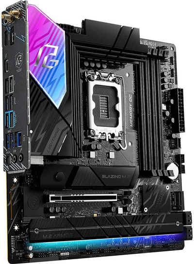 Pllakë amë Asrock B860M Lightning WiFi, Intel B860, DDR5, Micro ATX