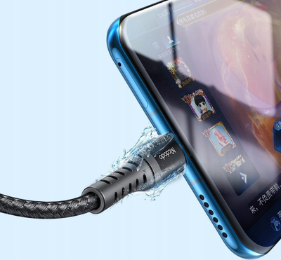 Kabllo USB Type C Mcdodo Fast Short, QC 4.0, 20cm, e zezë