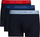 Set të brendshme për meshkuj Tommy Hilfiger, të kaltra, 3 palë