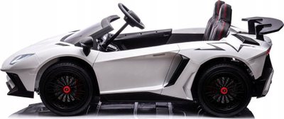 Makina elektrike për kalamaj Lean Cars Lamborghini XXL A8803, 24V 14Ah, 200W, e bardhë