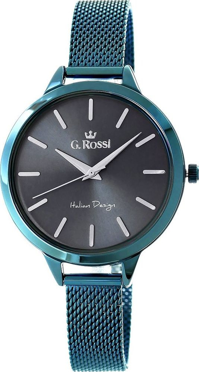 Orë dore për goca G.Rossi 10296B-6F1, çelik inox, quartz, blu