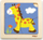 Puzzle Viga Giraffe, 4 elemente
