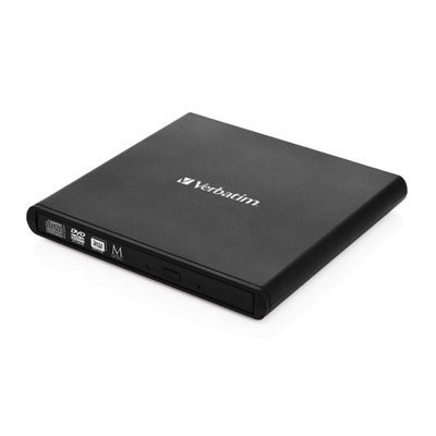 Надворешен записувач Verbatim 98938, USB, тенок CD DVD, црн