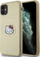 Футрола за телефон Hello Kitty Leather Kitty Head MagSafe, за iPhone 11 Xr, златна