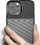 Kapak telefoni Hurtel Thunder Case për iPhone 13 Pro Max, TPU i butë, mbrojtje e forcuar, i zi