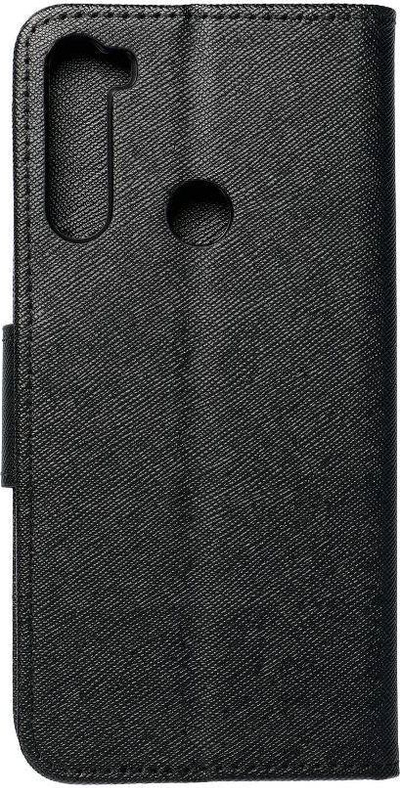 Këllëf portofol Gamacz Fancy për Xiaomi Redmi Note 8T, me xhepa kartash, bëhet dhe stand, ngjyrë e zezë