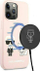 Kapak telefoni Karl Lagerfeld KLHMP13LSSKCI për iPhone 13 / 13 Pro 6.1", silikon, MagSafe, rozë e çelët