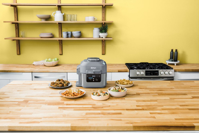 Fritezë me ajër Ninja Speedi Rapid Cooking System ON400DE, 5.7L, shumëfunksionale, gri
