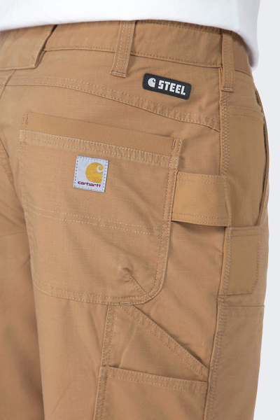 Pantallona pune Carhartt Steel Rugged Utility, për burra, masa 32 34, kafe