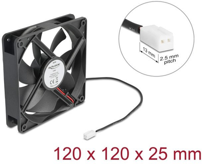 Ventilator PC Delock axial, 120mm, 5V DC, i zi