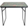 Tavolinë kampingu ST Garden Folding Suitcase, 80x60x70 cm, alumin, me lule