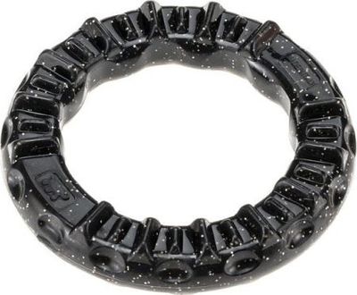 Lodër përtypëse për qen Ferplast Smile Ring S, Ø 12 cm, TPU, e zezë