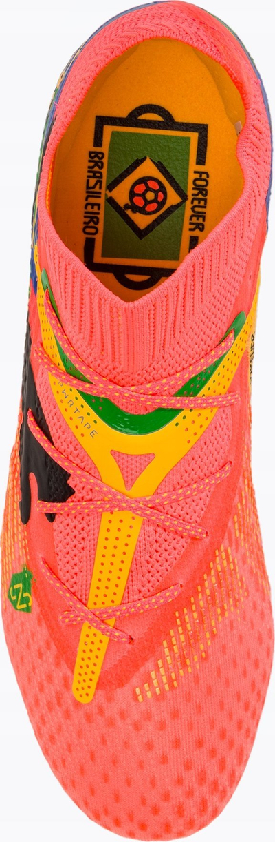 Këpucë futbolli Puma Future 7 Ultimate NJR FG AG, për fushë bari e artificiale, të kuqe shumëngjyrëshe