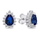 Set vathë dhe varëse Brilio Silver SET226WB