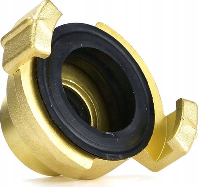Bashkues kthetra Geka, femër me filetë të brendshme 1/2", bronz