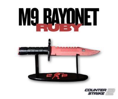 Thikë 3DPrintKS CS2/CS:GO - M9 Bayonet Ruby