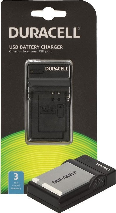 Полнач за батерија за камера Дурасел DRC5901, USB, за Канон NB-6L, црн