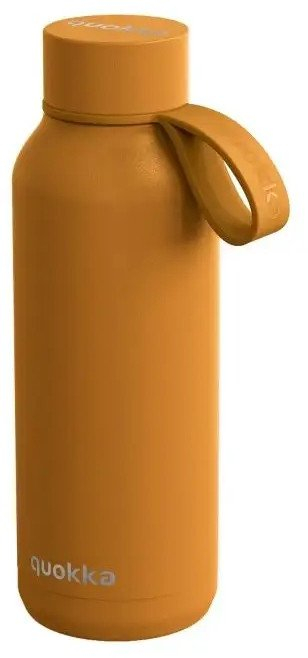 Shishe termike metalike Quokka Solid, 510 ml, me rrip, mustard