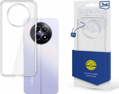 Këllëf telefoni 3mk Clear Case për Realme 12 5G, transparent