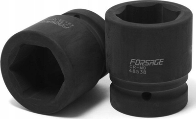 Çelës goditës Forsage Deep Impact Socket 1", 27mm, 6-këndor, i zi
