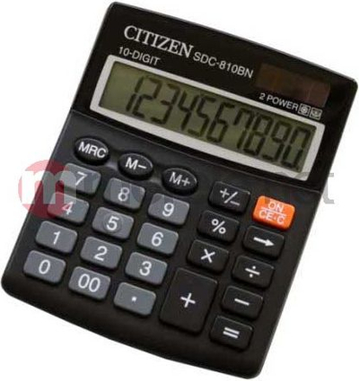 Kalkulator Citizen SDC-810BN, i zi