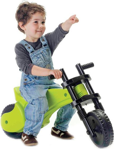 Biçikletë YBike Balance, e gjelbër
