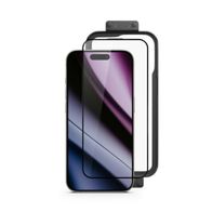 Xhami mbrojtës EPICO Hero 3D Glass për iPhone 16 Pro Max, antibakterial, i zi