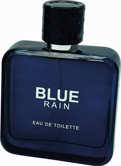 Parfum Georges Mezotti Blue Rain Pour Homme, Eau de Toilette, 125ml, blu e errët